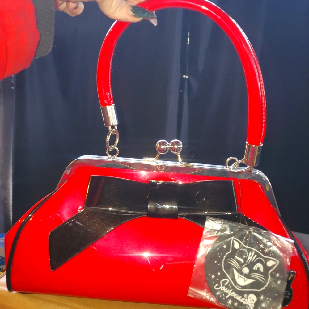 Sourpuss Discontinued Red Clutch New w/Tags